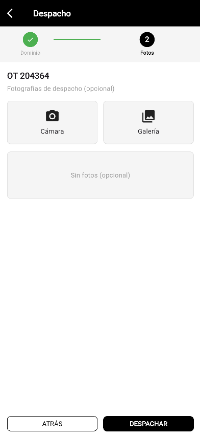 Paso 2 - Fotos del vehículo